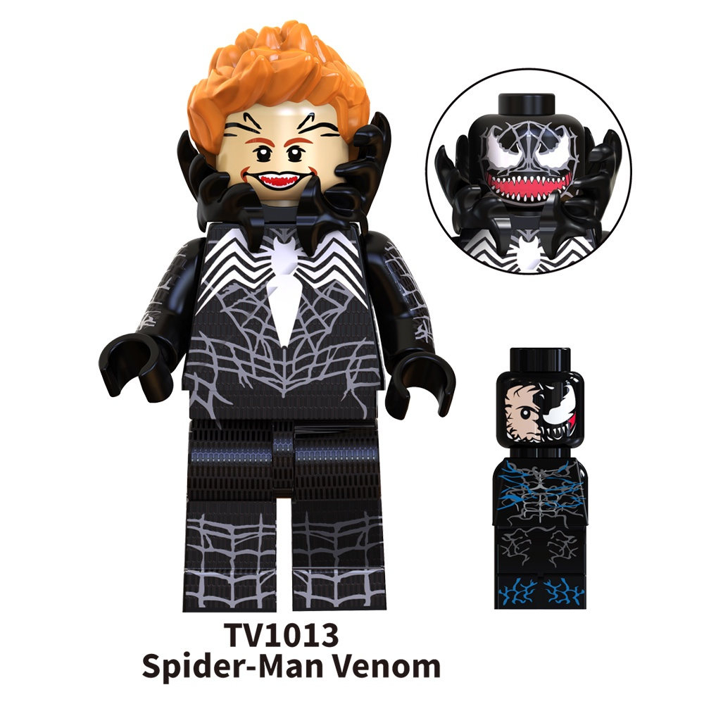 Đồ Chơi Khối Siêu Anh Hùng Iron Morgan Stark Spider Venom Pepper TV6202