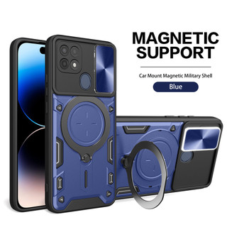 Dành Cho OPPO A58 A38 A5 A17 A60 A92 A78 A79 A9 A5 2020 A3 Pro A52 A74 A98 4G 5G 360°Vòng từ tính có thể xoay được với giá đỡ vô hình từ tính Vỏ cửa sổ đẩy