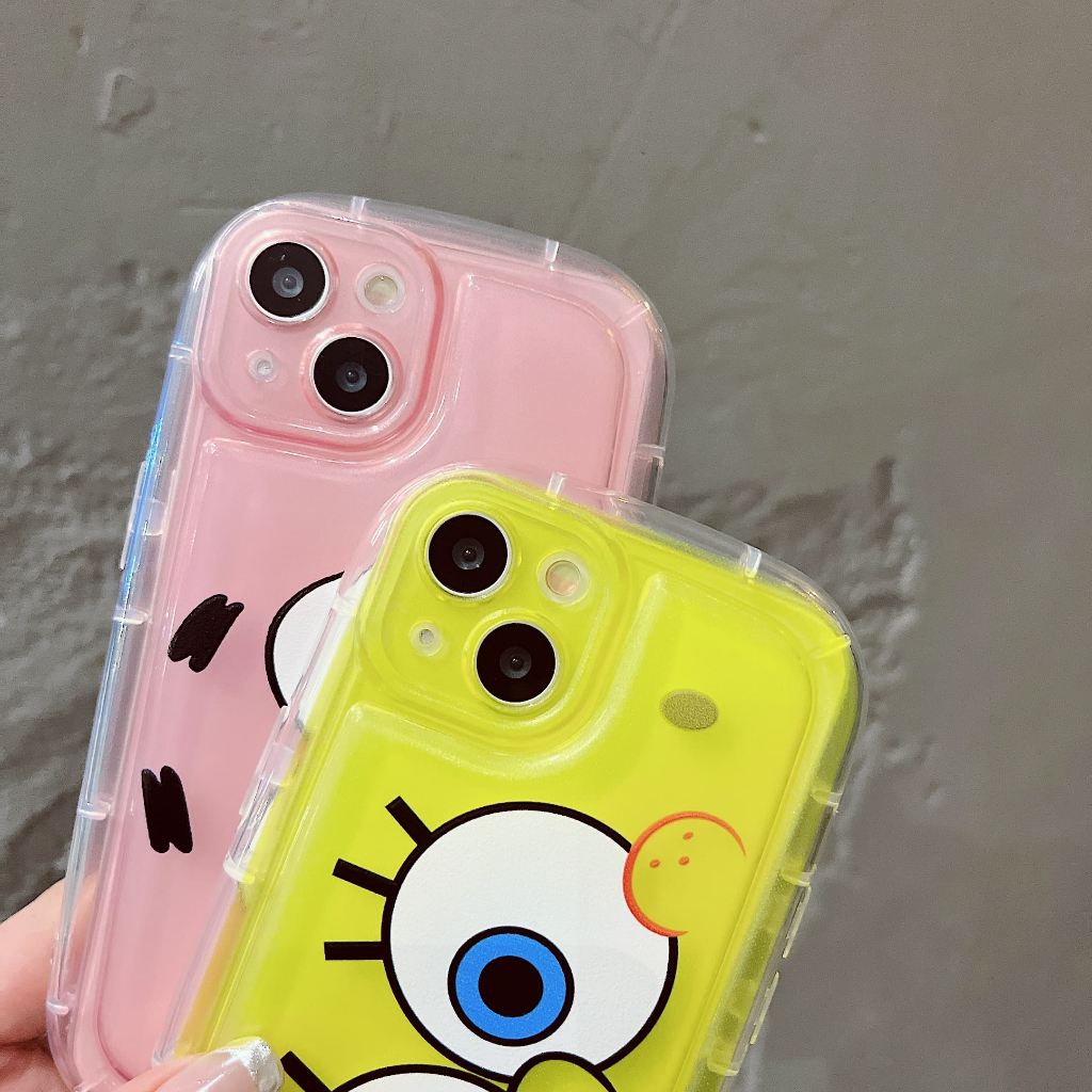 Ốp Điện Thoại Chống Sốc In Hình Spongebob Dễ Thương Cho iPhone 14Promax / 14Pro / 14 / 13Promax / 13Pro / 13 / 12 / 11 / X