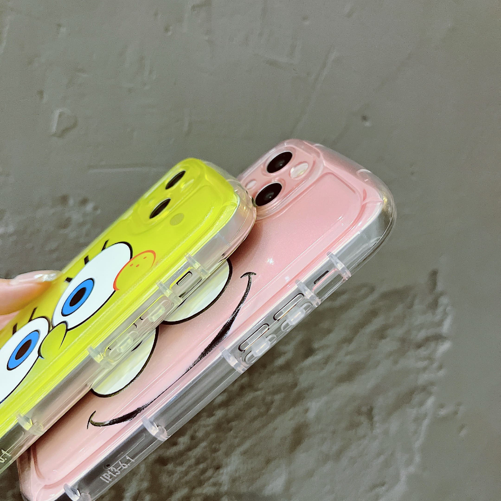 Ốp Điện Thoại Chống Sốc In Hình Spongebob Dễ Thương Cho iPhone 14Promax / 14Pro / 14 / 13Promax / 13Pro / 13 / 12 / 11 / X