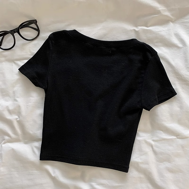 Áo Kiểu Cổ Chữ V Phong Cách Vintage Thời Trang Cho Nữ