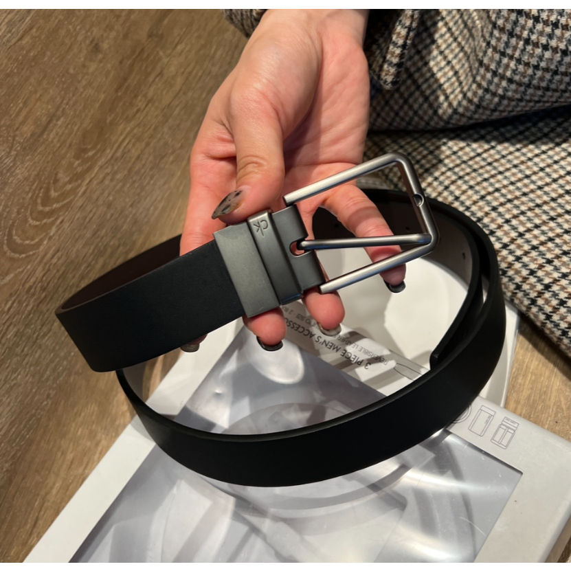 Thắt Lưng Da Đục Lỗ Sang Trọng Cho Nam 110cm