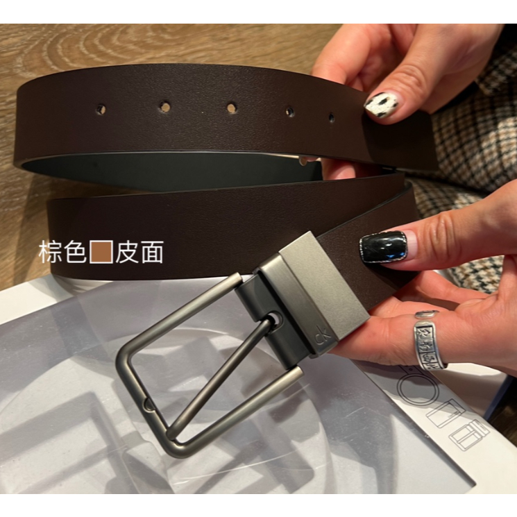 Thắt Lưng Da Đục Lỗ Sang Trọng Cho Nam 110cm