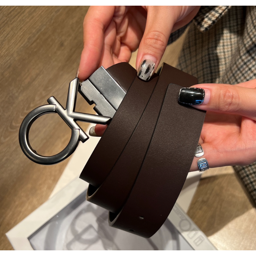 Thắt Lưng Da Đục Lỗ Sang Trọng Cho Nam 110cm