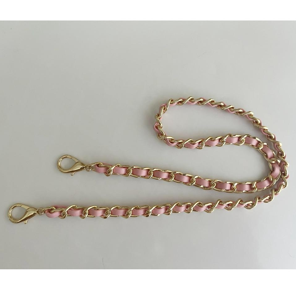 Dây xích túi xách  Dây Đeo Túi Xách Bằng Da Phối Sợi Xích Kim Loại Chất Lượng Cao  quai túi xách thay thế dây đeo túi