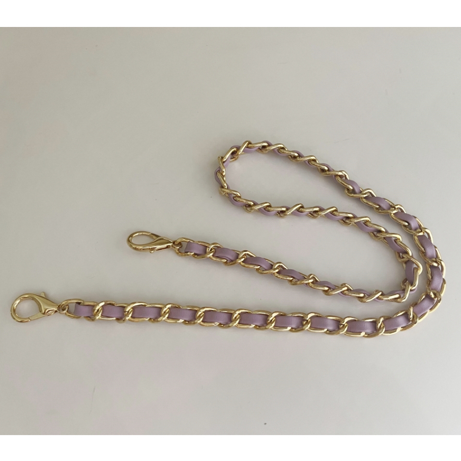 Dây xích túi xách  Dây Đeo Túi Xách Bằng Da Phối Sợi Xích Kim Loại Chất Lượng Cao  quai túi xách thay thế dây đeo túi