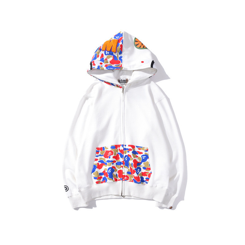 Mới Ape Thời Trang Áo hoodie Bape Nam Nữ Cá Mập Đường Phố hip-hop Phong Cách Bé Trai Thường Ngày Cặp Đôi Áo 1061