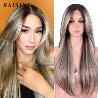 Bộ Tóc Giả Bằng Sợi Tổng Hợp Phối Ren 26 Kiểu Thời Trang 26&quot;Tóc Giả Dài Thẳng Bằng Sợi Tổng Hợp Phối Ren Thời Trang Cho Nữ