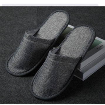 Casual Shoes Dép Linen Gia Đình Khách Sạn Thẩm Mỹ Viện Dùng Một Lần Dày Chống Trơn Trượt Vải Lanh Cotton Cho Nam Nữ
