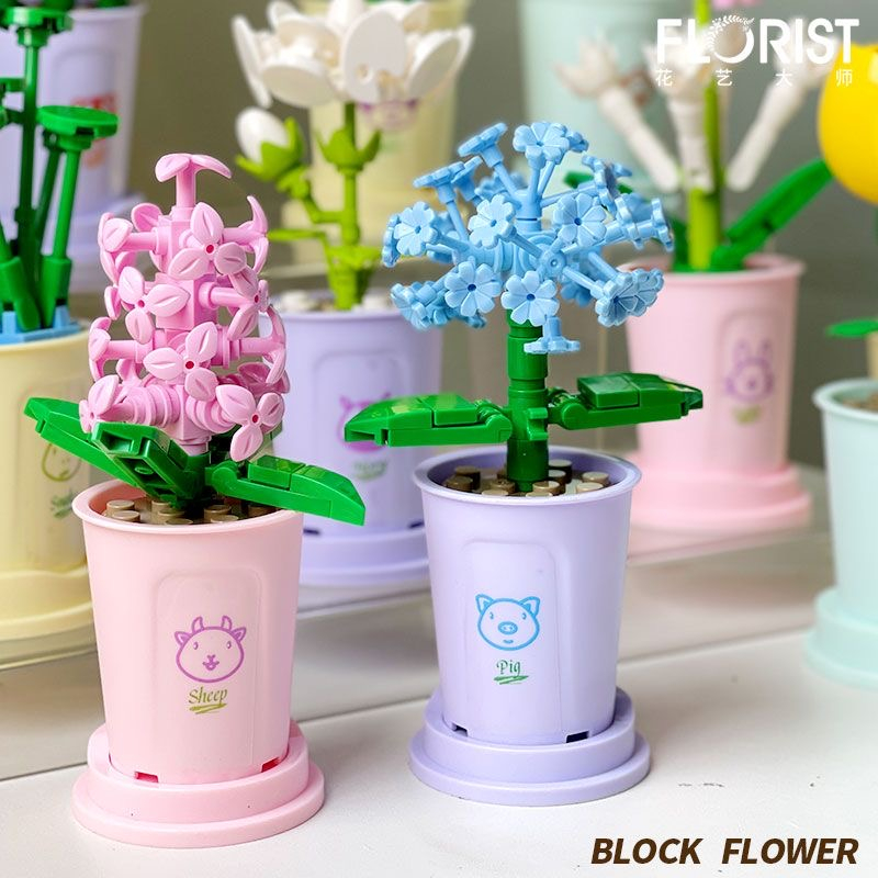 Bộ Đồ Chơi Xếp Hình Hoa 12 Phong Cách Dành Cho Bé