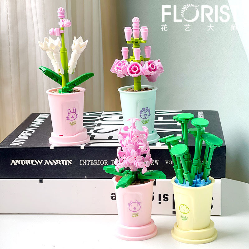 Bộ Đồ Chơi Xếp Hình Hoa 12 Phong Cách Dành Cho Bé