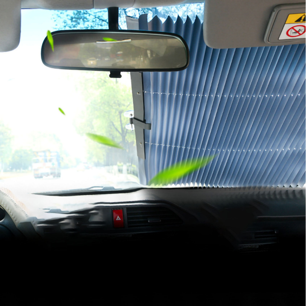 Rèm Che Nắng Kính Lái Ô Tô Xe Hơi  - có thể thu vào Màn che nắng mùa hè hình gập UV Ray Reflector - CoolCar | BigBuy360 - bigbuy360.vn