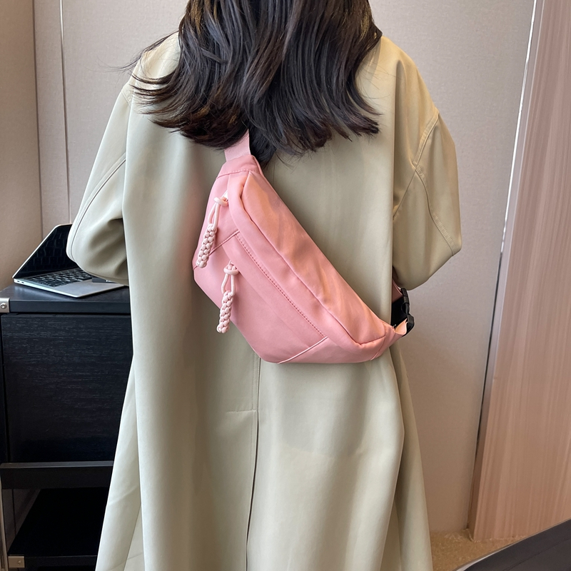 Túi Đeo Chéo Ngực Bằng Nylon Thời Trang Mùa Hè Hàn Quốc Cho Nữ