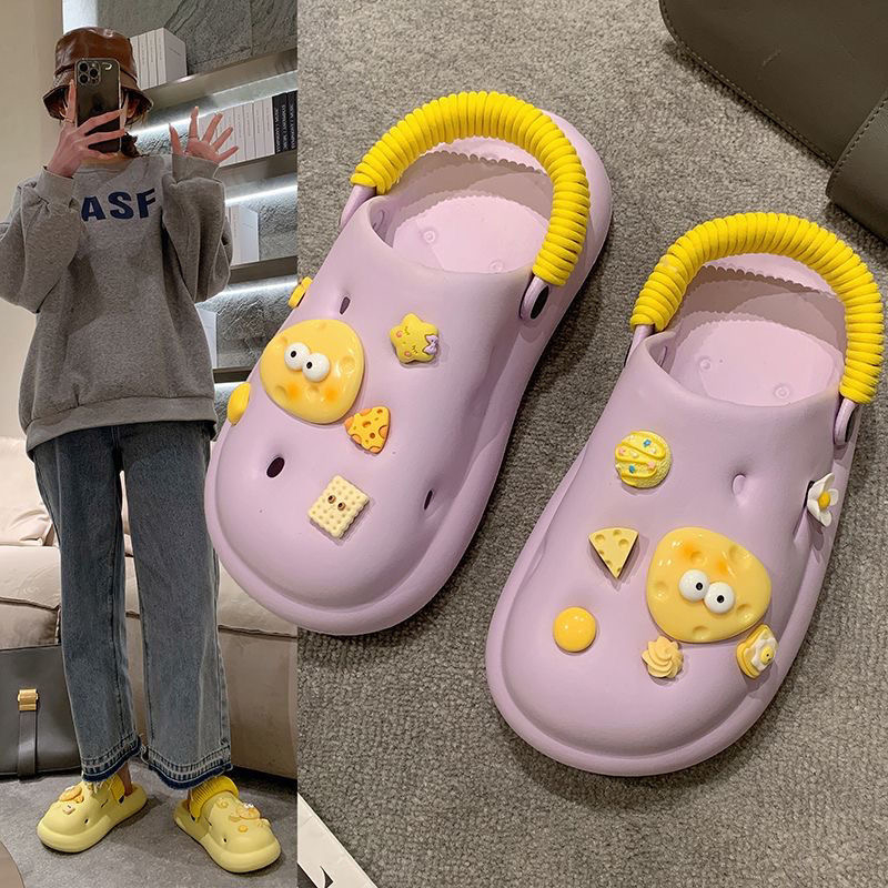 Cattail dép dép nữ dép bánh mì nữ dép bánh mì nữ Chống Trượt 060913