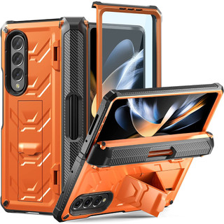 Ốp Điện Thoại Mỏng Tích Hợp Ngăn Đựng Bút Cho Samsung Galaxy Z Fold 3 4 5 Galaxy Z Fold 4 5G