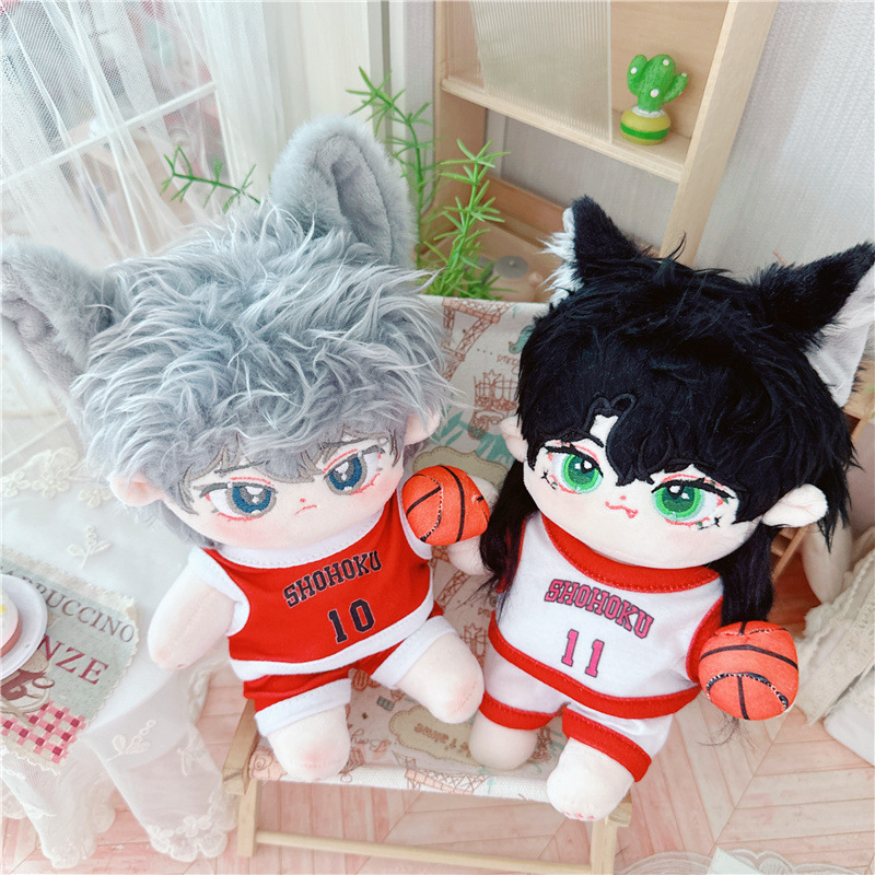 Búp Bê 20cm Hình SLAM DUNK Sakuragi Hanamichi Rukawa Kaede Mặc Đồng Phục Bóng Rổ Dễ Thương Làm Quà Tặng