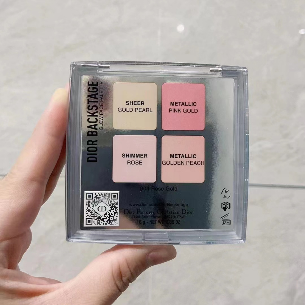 Bảng Phấn Má Hồng 004rose 4 Màu Bắt Sáng Tốt 10g