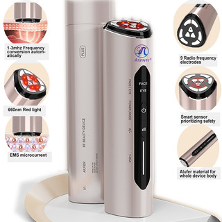 Asenei máy làm săn chắc da mặt và mắt 9 cực radio rf chống lão hóa nâng cơ loại bỏ nếp nhăn
