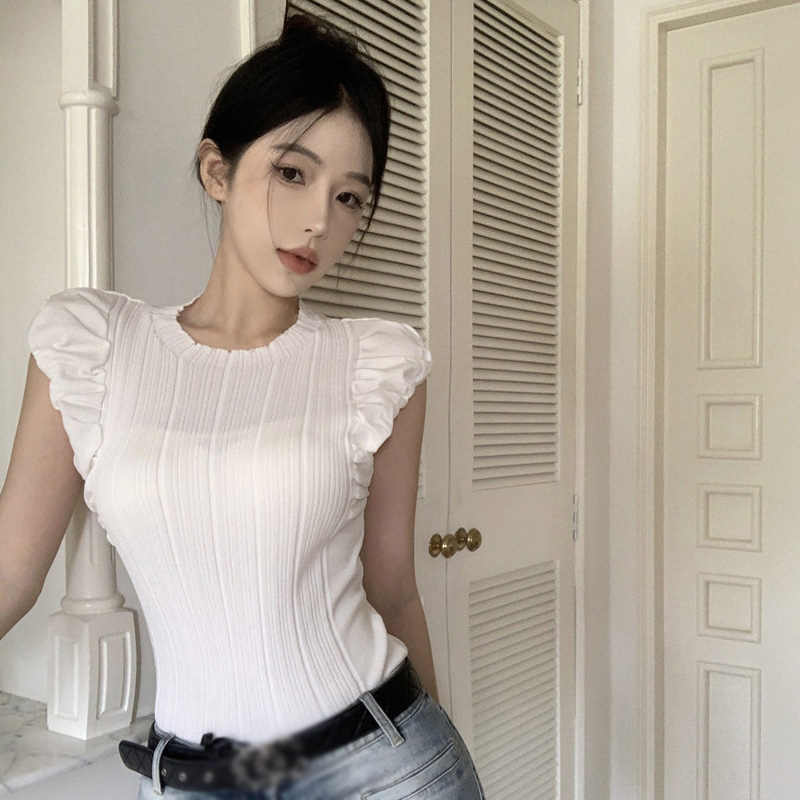 Áo Croptop Sát Nách Dệt Kim Màu Sắc Thanh Lịch