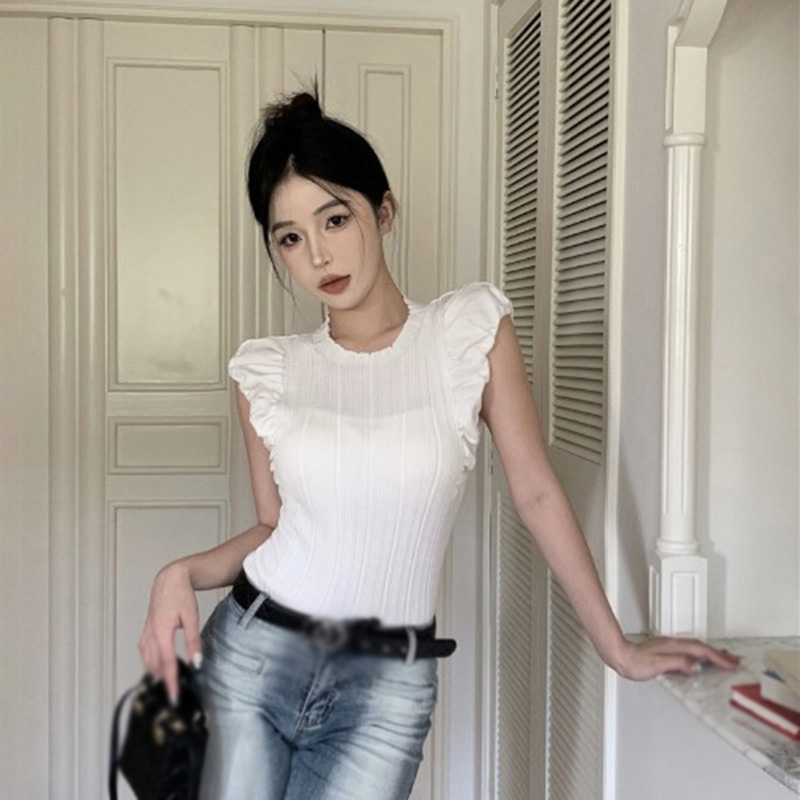 Áo Croptop Sát Nách Dệt Kim Màu Sắc Thanh Lịch