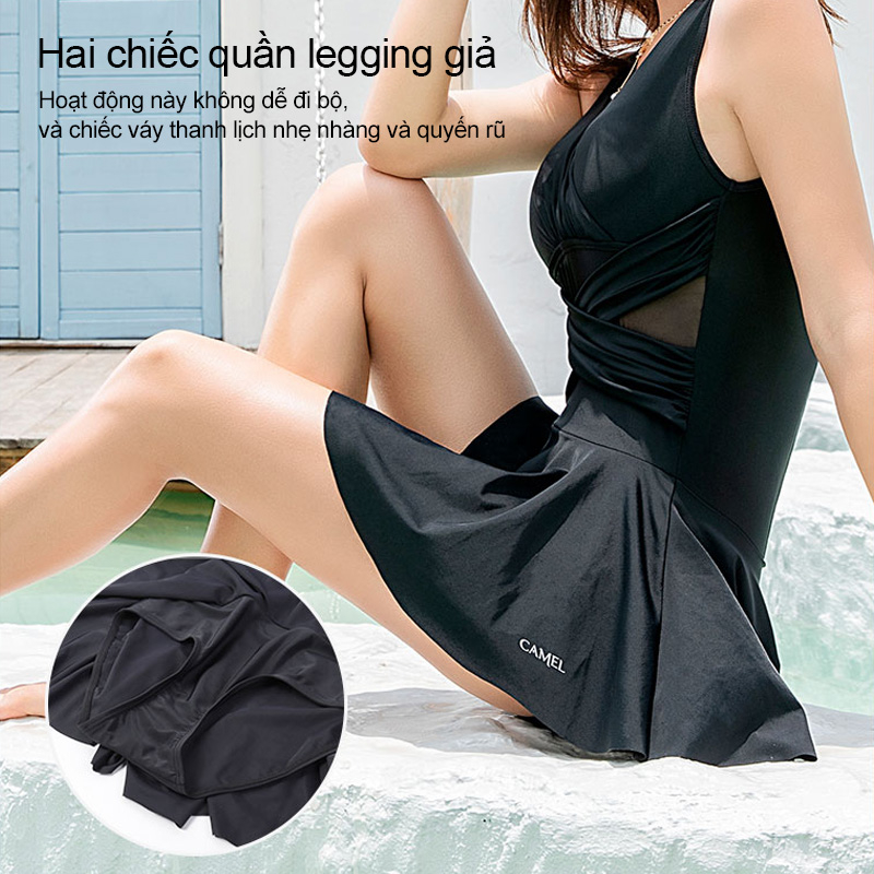 CAMEL SPORTS Đồ bơi một mảnh thể thao thời trang mùa hè cho nữ