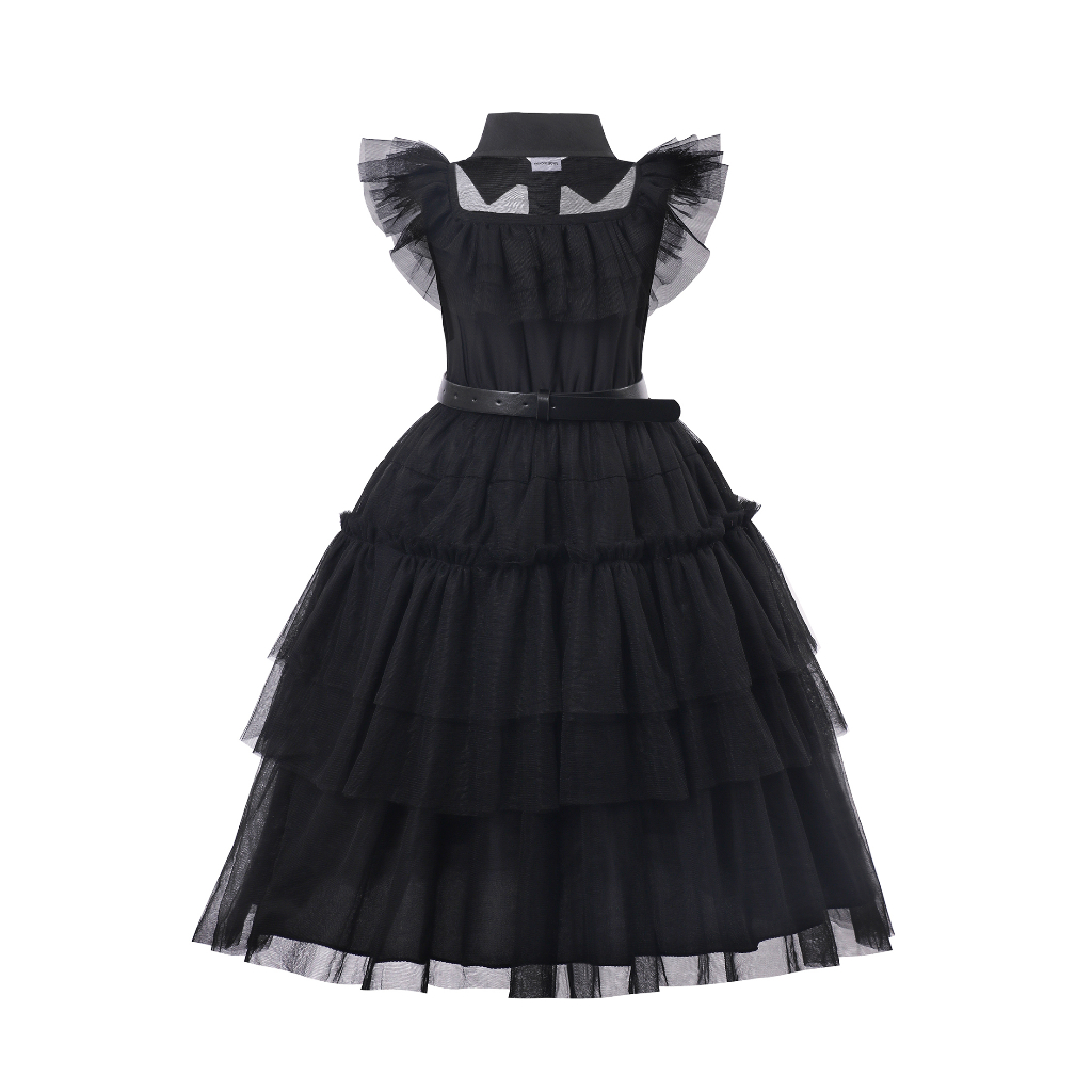 Đầm Hóa Trang Adams Phong Cách Gothic Thời Trang Mới 2023 Cho Bé Gái