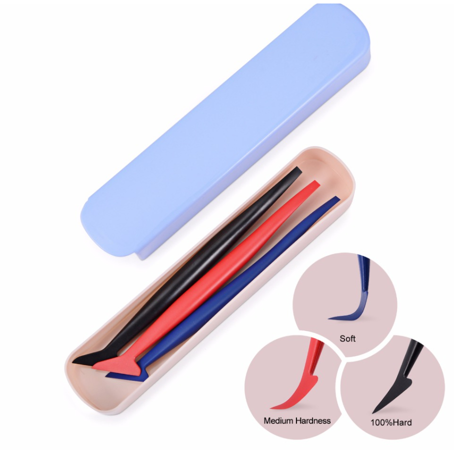 Ktm Bộ Dụng Cụ Cạo Màng Vinyl Dán Tường Cửa Sổ Xe Hơi Bằng Sợi Carbon Sành Điệu Tốt