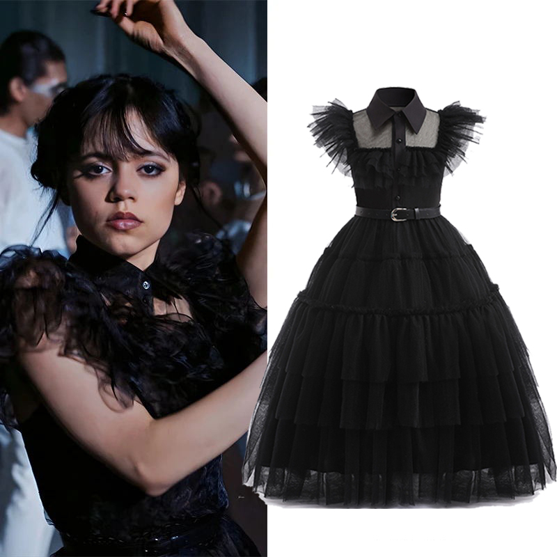 Đầm Hóa Trang Adams Phong Cách Gothic Thời Trang Mới 2023 Cho Bé Gái