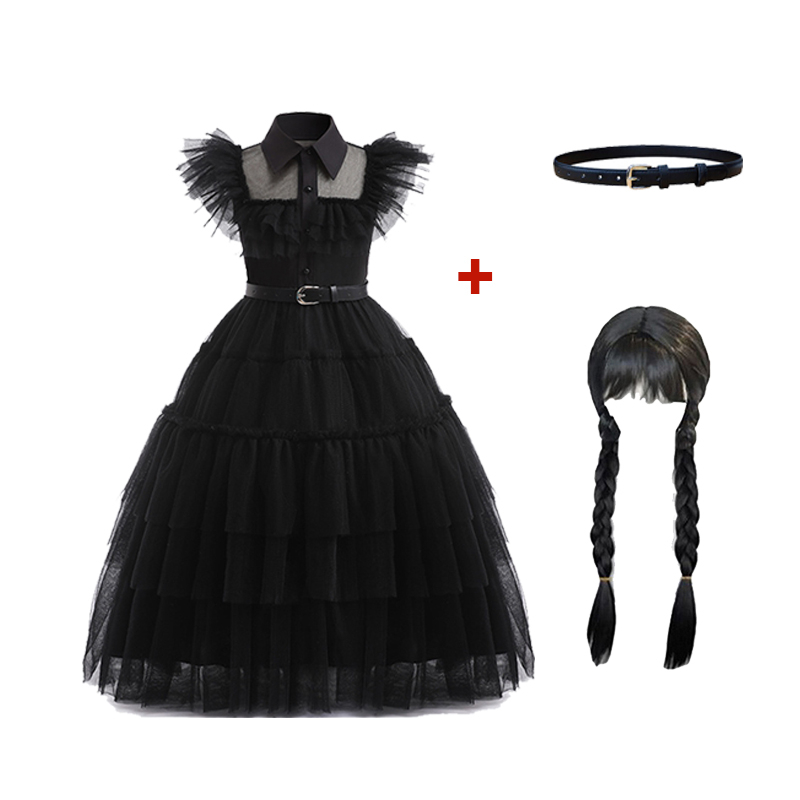 Đầm Hóa Trang Adams Phong Cách Gothic Thời Trang Mới 2023 Cho Bé Gái