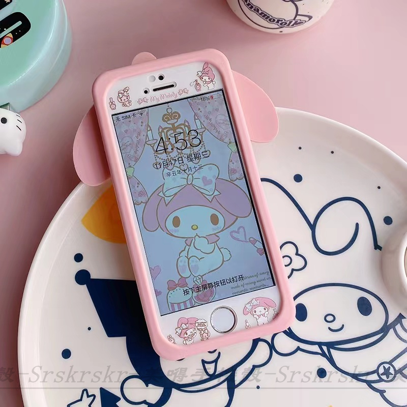 Ốp Điện Thoại Silicon Họa Tiết Hoạt Hình Melody Dễ Thương Cho iPhone5 / 5s / se / 6 / s / 7 / 8 / plus