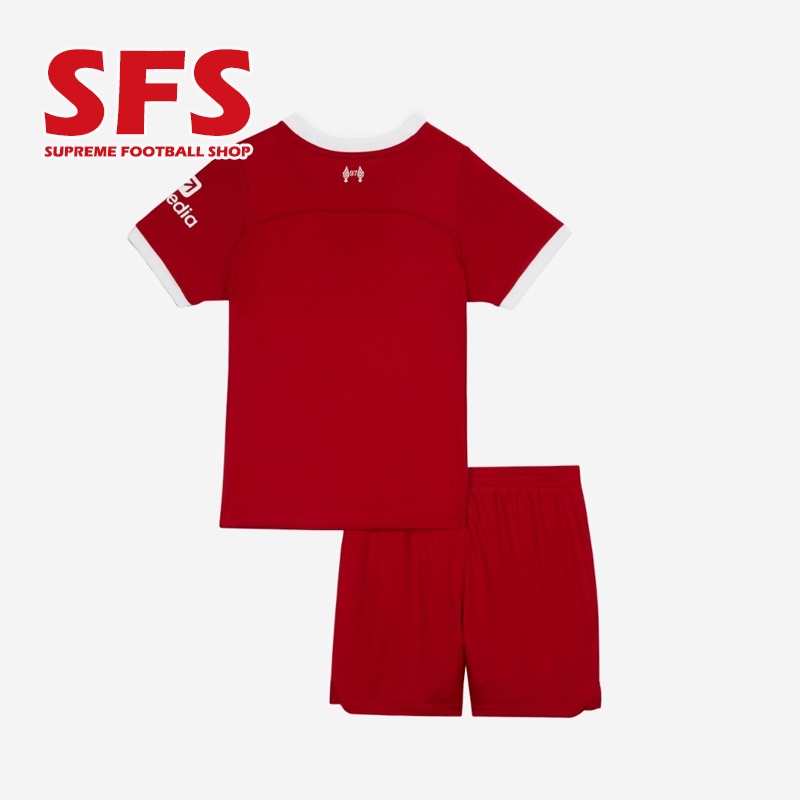 Bộ Áo Thun + Quần Short Thể Thao Câu Lạc Bộ Liverpool MU 23-24 Cho Bé