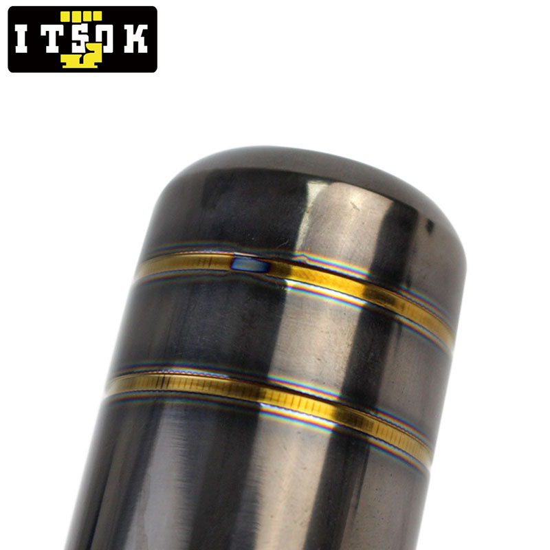 Nos Đầu Cần Gạt Số Xe Hơi Bằng Nhôm Màu Xanh Dương Đốt 8.5CM