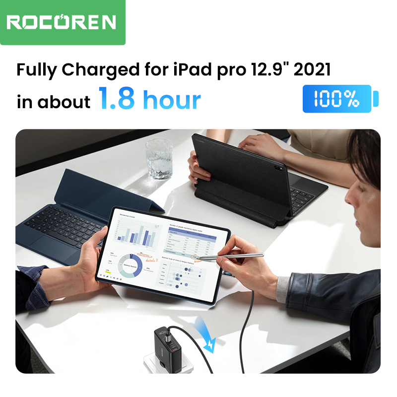 Dây Cáp Sạc Nhanh PD 100W 5A Có Màn Hình LED Hiển Thị Dành Cho Xiaomi Samsung