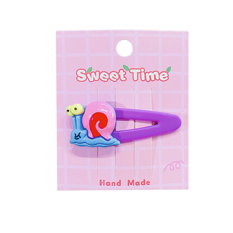 Kẹp Tóc Hình SpongeBob / Ngôi Sao / Trái Tim Hoạt Hình Ngọt Ngào Dễ Thương Cho Nữ