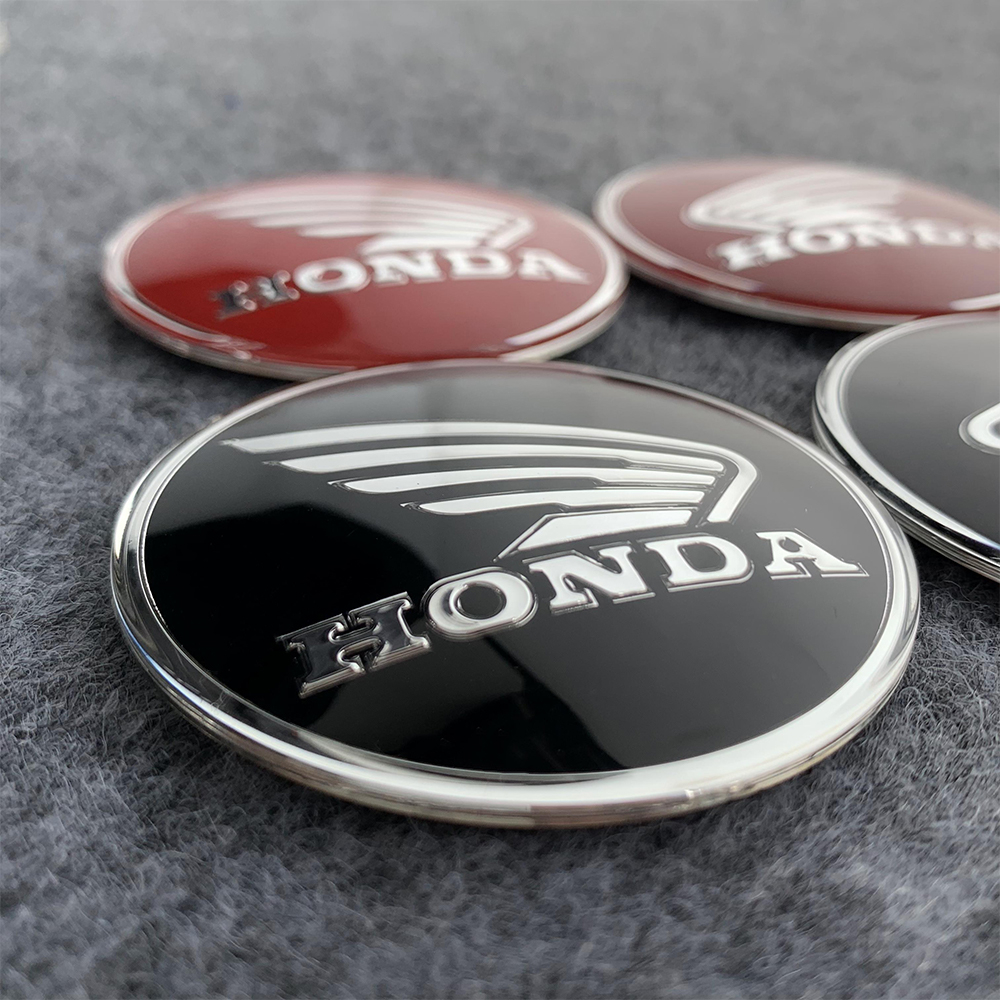 Set 2 Logo Acrylic 3D Trang Trí Bình Xăng Xe Honda CBR600RR 1000RR Click 125i 150i 160i XRM125 XRM125 DSX XRM125