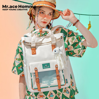 Mr. ace Homme Island Adventure Ba Lô Đựng Laptop 15.6-inch In Họa Tiết Hoạt Hình Thời Trang Mùa Hè Cho Nam Và Nữ