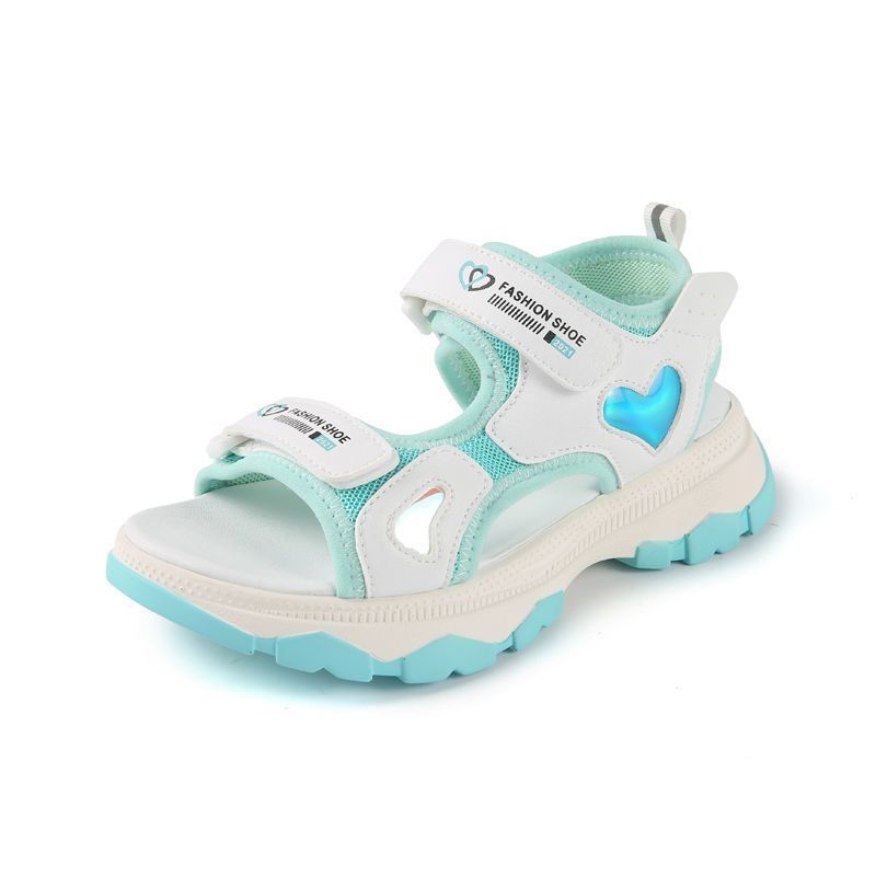 Giày Sandal Thể Thao Đế Mềm Thời Trang Mùa Hè Phong Cách Hàn Quốc Cho Bé Gái