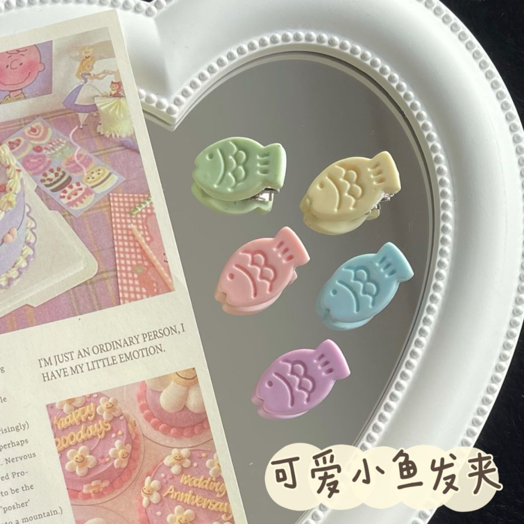 Kẹp Tóc Màu Kẹo Hình Xương Cún Phong Cách Nhật Bản Và Hàn Quốc Ngọt Ngào Dễ Thương Dành Cho Bạn Gái