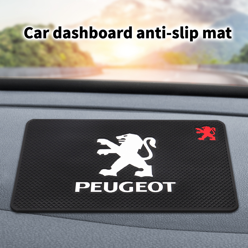 Peugeot new car dashboard anti-slip mat trang trí cho peugeot 206 307 308 208 3008 5008 407 phụ kiện