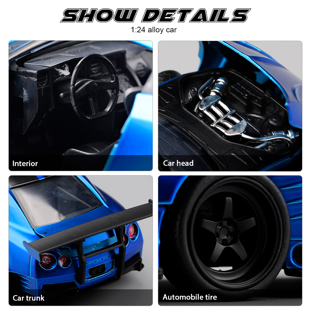 Mô Hình Xe Ô Tô Thể Thao Dodge plymouth Lamborghini Tỉ Lệ 1: 24