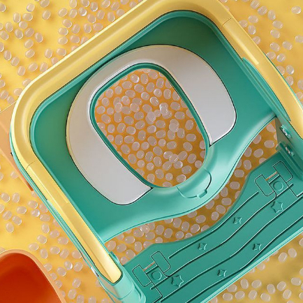 Bô Đa Năng Đào Tạo Ghế Ngồi Vệ Sinh Có Bậc Thang Tay Cầm Thể Gập Lại Tập Cho Trẻ Em Autumn063