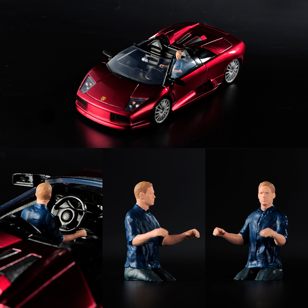 Mô Hình Xe Hơi Thể Thao Dodge plymouth Lamborghini Bằng Hợp Kim Tỉ Lệ 1: 24