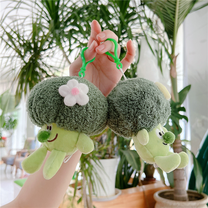 * Móc Khóa Hình Rau Củ Broccoli Nhồi Bông Đáng Yêu MARGIE C.