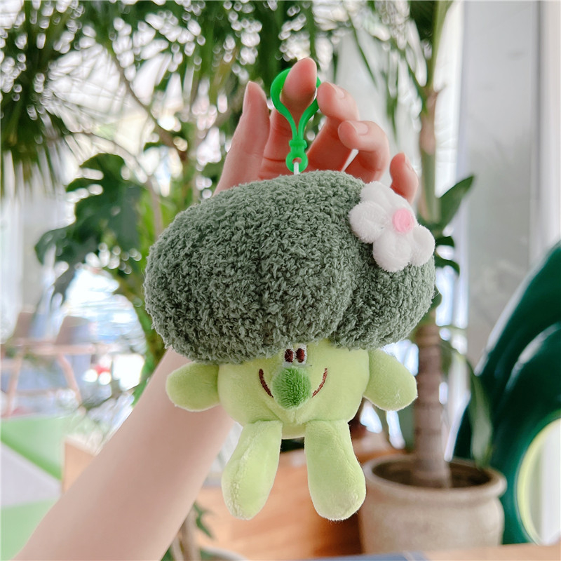 * Móc Khóa Hình Rau Củ Broccoli Nhồi Bông Đáng Yêu MARGIE C.