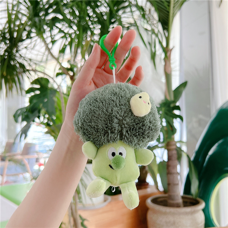 * Móc Khóa Hình Rau Củ Broccoli Nhồi Bông Đáng Yêu MARGIE C.