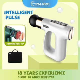 GYMPRO Massage machine Mô Sâu, Máy Mát Xa Cơ Thể Với Kỹ Thuật Nhiệt Và Xung, Máy Mát Xa Cơ Bắp Bộ Gõ Cho Vận Động Viên, Máy Mát Xa Lưng Cầm Tay Với 12 Tốc Độ Và 4 Đầu Cho Lưng Cổ Chân