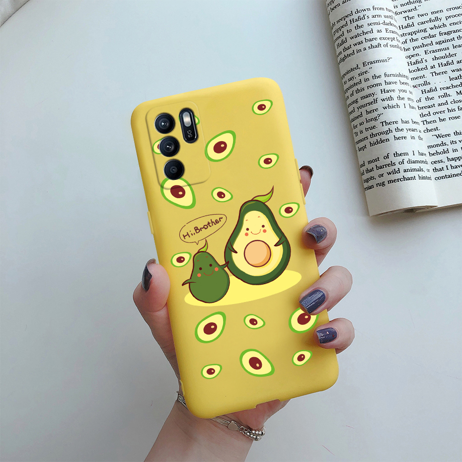 Ốp Điện Thoại TPU Silicon Mềm Họa Tiết Dễ Thương Cho OPPO Reno6 Z 5G CPH2237 Reno 6Z Reno6Z