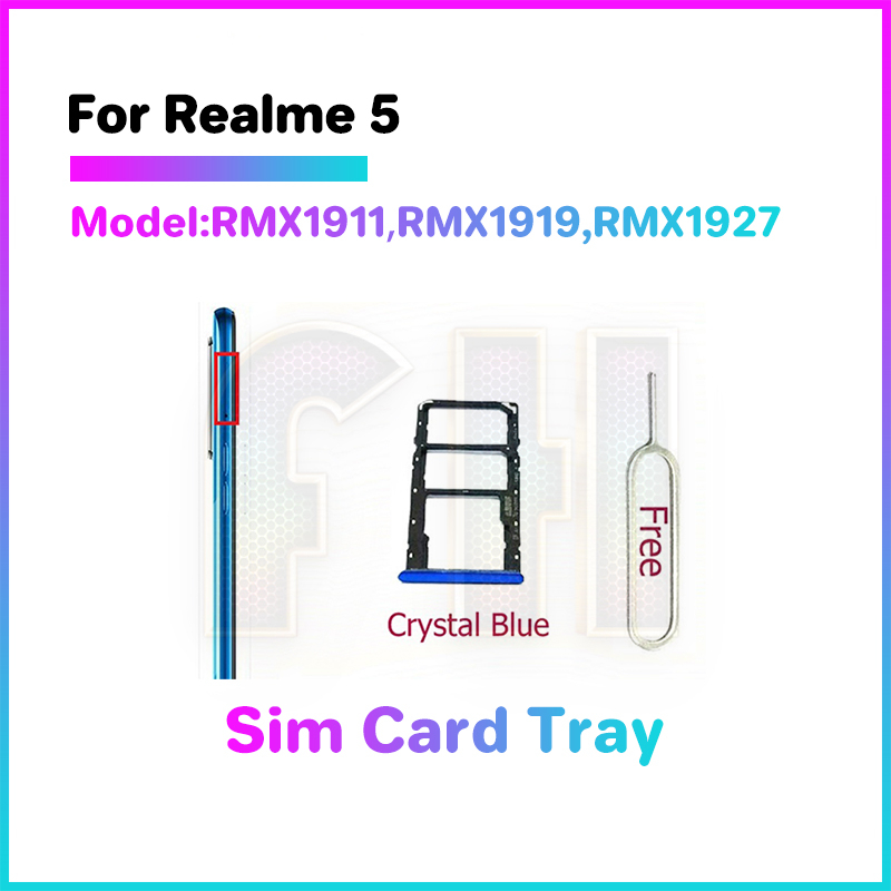 Khay Đựng Sim Điện Thoại Cho OPPO Realme 3 5 5i 5S 6 6i 6s 7 7i 8 8i 9 9i Pro 4G 5G