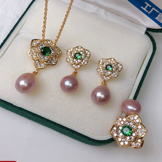Bộ Ngọc Trai Nước Ngọt Tự Nhiên Dành Cho Nữ