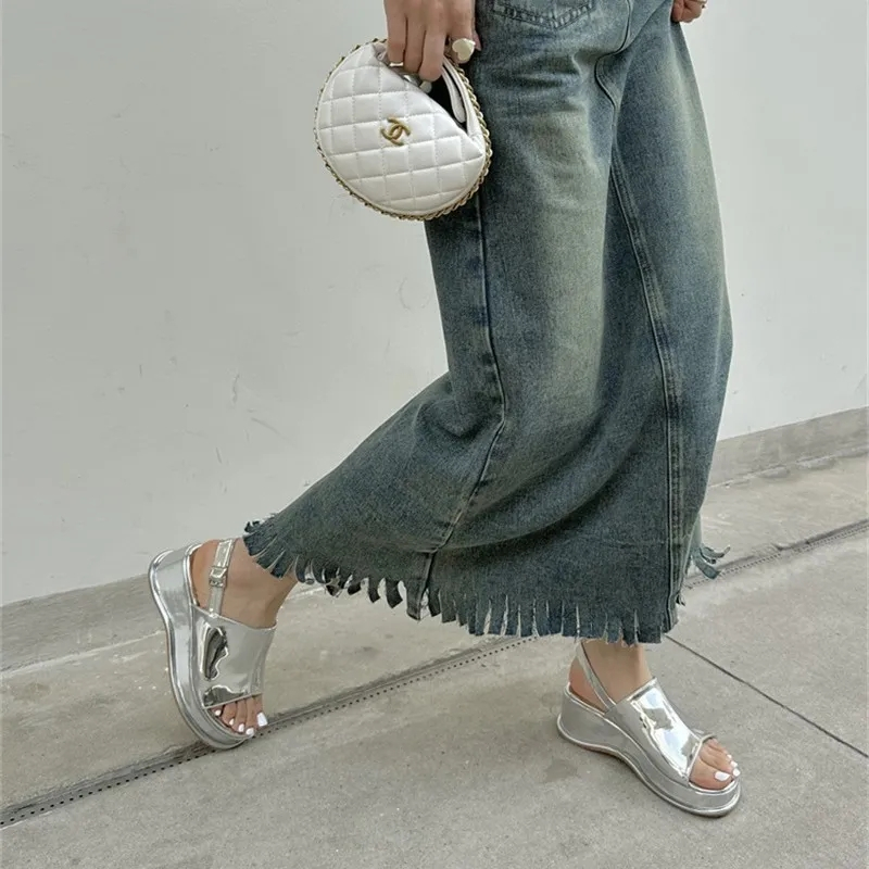 Giày Sandal Hở Mũi Đế Mềm Thời Trang Dành Cho Nữ